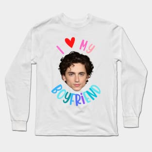 I Love My Boyfriend Long Sleeve T-Shirt